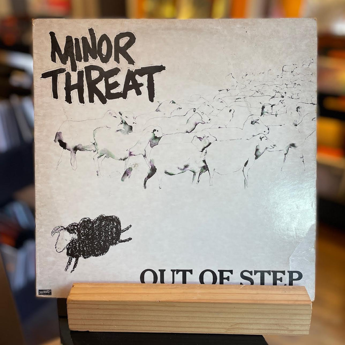 Minor Threat – Out Of Step 12" (Original Press Rare Black Back Cover, Includes Insert)(Used Vinyl)