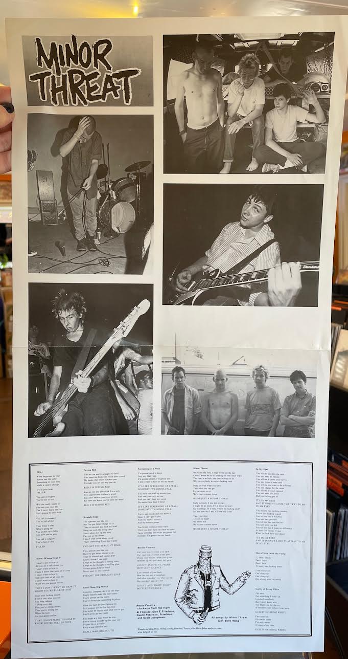 Minor Threat - S/T LP (Compilation, Repress, $4, Light Blue Cover)(Used Vinyl)