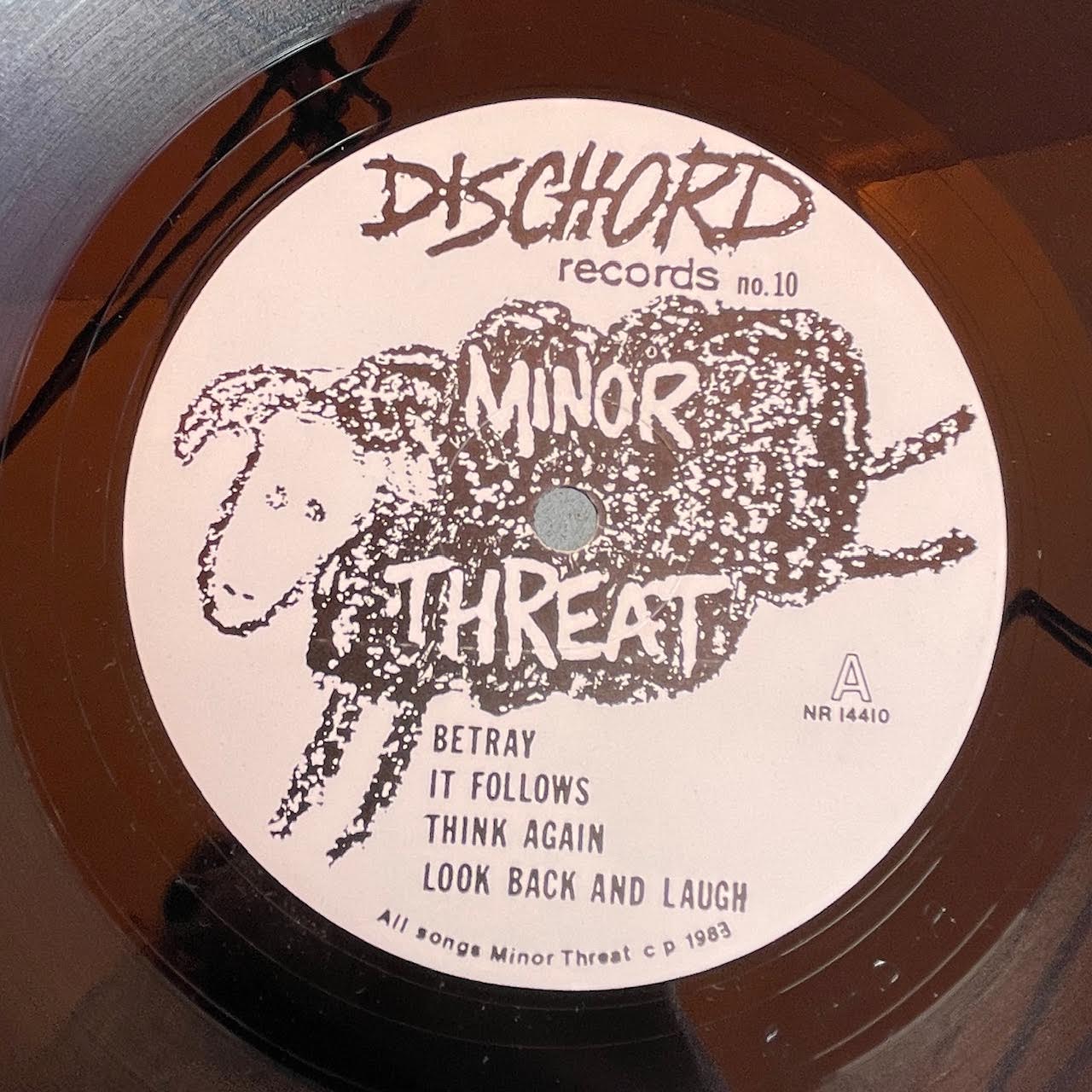 Minor Threat – Out Of Step 12" (Original Press Rare Black Back Cover, Includes Insert)(Used Vinyl)