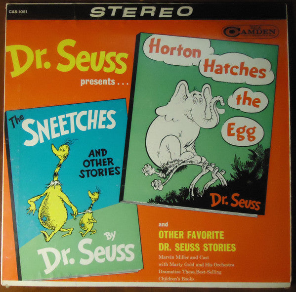 Marvin Miller : Dr Seuss Presents...Horton Hatches The Egg, The Sneetches And Other Stories (LP)