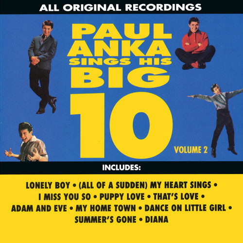 Paul Anka - Sings His Big Ten 2 CD (Manufactured On Demand, Alliance Mod)