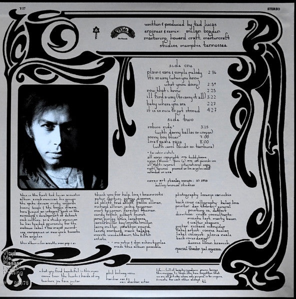 Ted Lucas : Ted Lucas (LP, Club, Ltd, Num, RE, RM, Bro)