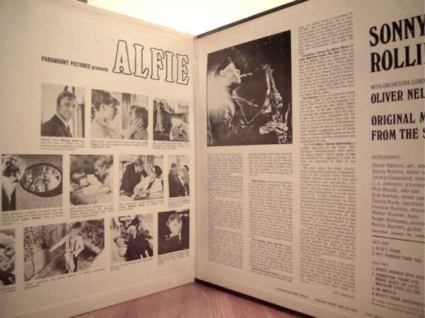 Sonny Rollins With Orchestra Conducted By Oliver Nelson : Original Music From The Score "Alfie" (LP, Album, Gat)