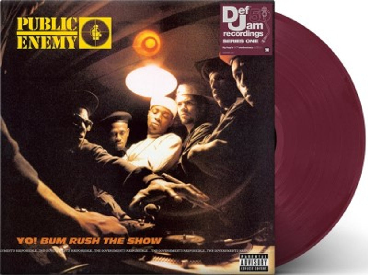 Public Enemy - Yo! Bum Rush The Show LP (Explicit Content, Indie Exclusive, Limited Edition, Burgundy Colored Vinyl)