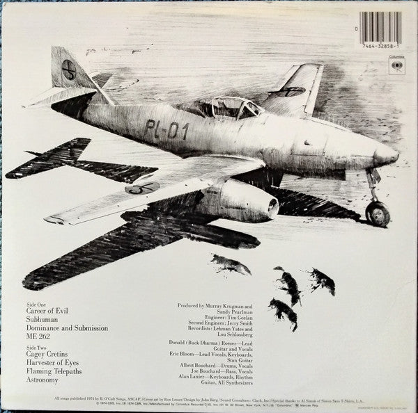 Blue Öyster Cult : Secret Treaties (LP, Album, RE, Pit)