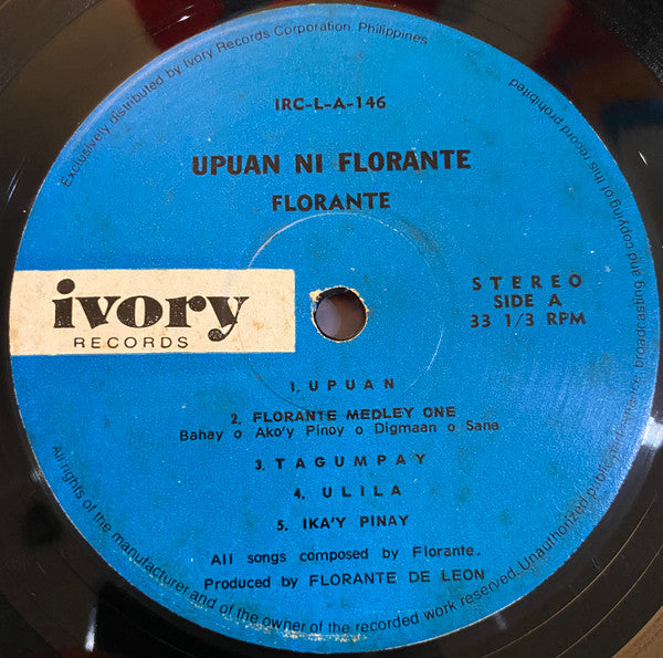 Florante : Upuan Ni Florante (LP, Album)