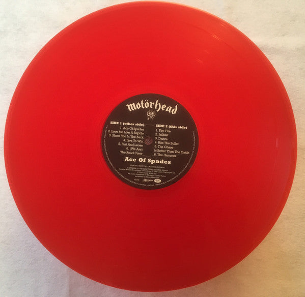 Motörhead : Ace Of Spades (LP, Album, Ltd, RE, Red)