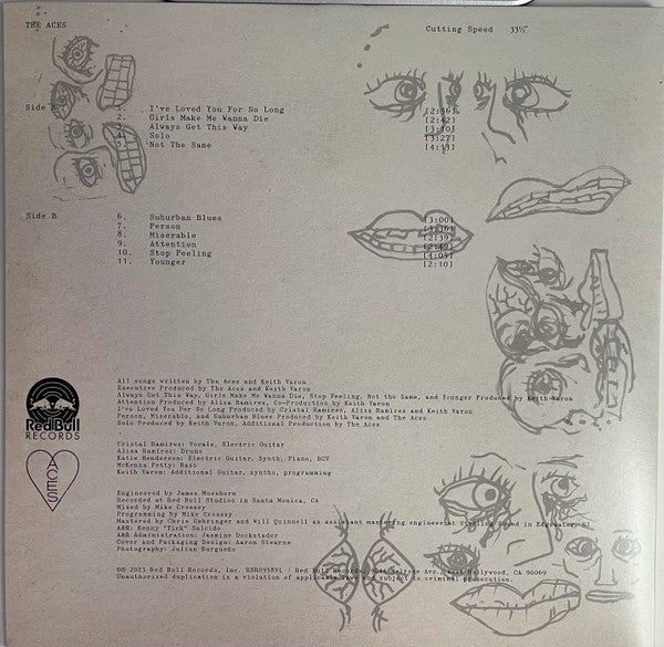 The Aces (11) : I've Loved You For So Long (LP, Album, Pur)