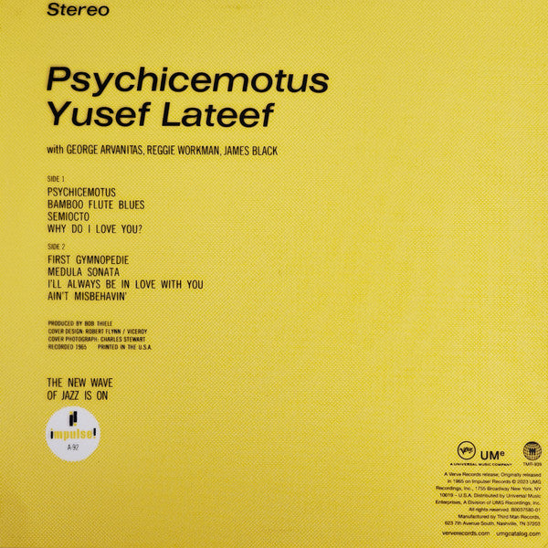 Yusef Lateef : Psychicemotus (LP, Album, Ltd, RE, RM, 180)
