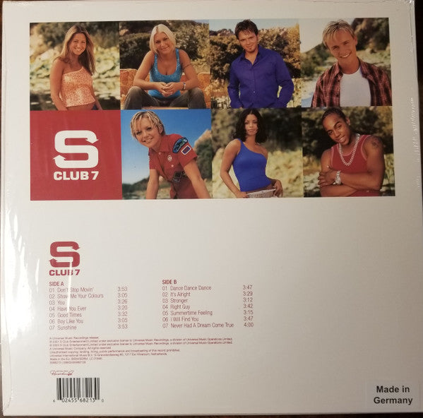 S Club 7 : Sunshine (LP, Album, Pic, RE)