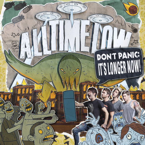 All Time Low - Don't Panic: It's Longer Now - Orange 2LP (Gatefold Lp Jacket, Colored Vinyl, Orange)