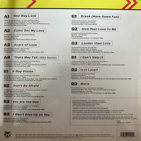 TKA : Greatest Hits (2xLP, Comp)