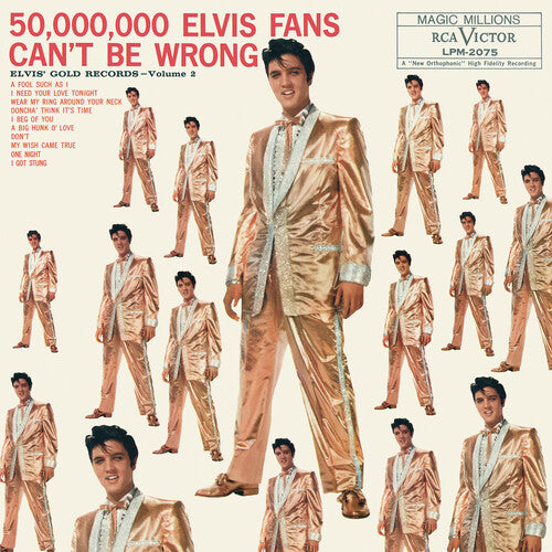 Elvis Presley - 50,000,000 Elvis Fans Can't Be Wrong: Elvis' Gold Records Volume 2 LP (140 Gram Vinyl)