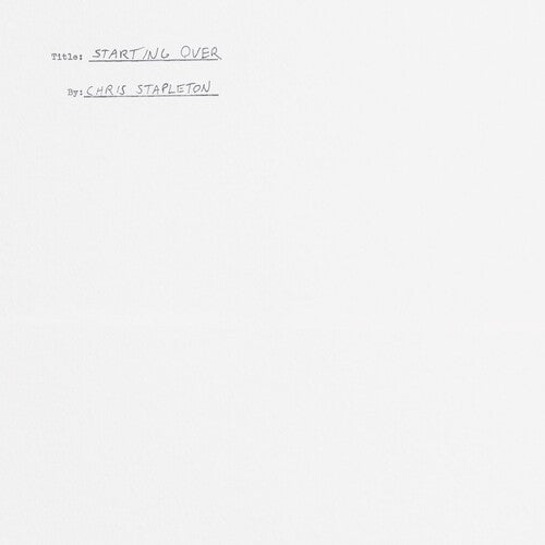 Chris Stapleton - Starting Over CD (Digipack Packaging)