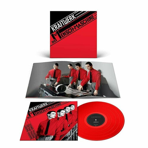 Kraftwerk - Die Mensch-Maschine LP (German Version) (Transparent Red Colored Vinyl, United Kingdom)