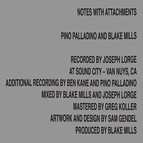 Pino Paladino - Notes With Attachments LP