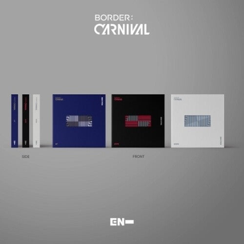 ENHYPEN - Border: Carnival (incl. 190pg Photobook, 16pg Lyric Book, 2x Photocards, Lenticular Card, Carnival Ticket, Signature Sticker + Poster) CD (Asia - Import, Photo Book, Photo / Photo Card, Sticker, Poster, With Book)