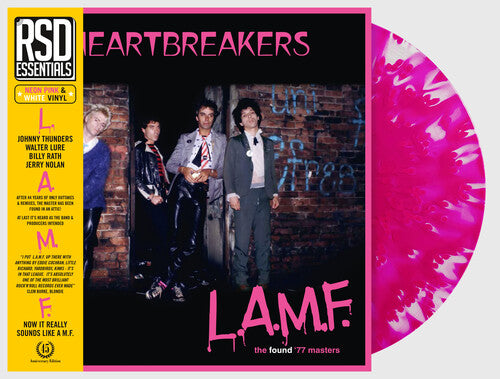 Johnny Thunders & Heartbreakers - L.A.M.F. - The Found '77 Masters LP (Pink & White Colored Vinyl)