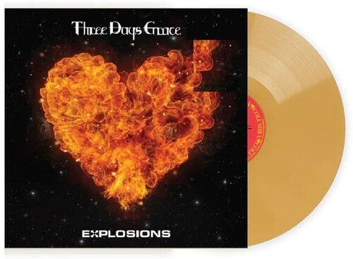 Three Days Grace - Explosions (Gold Vinyl) LP (Colored Vinyl, Gold)