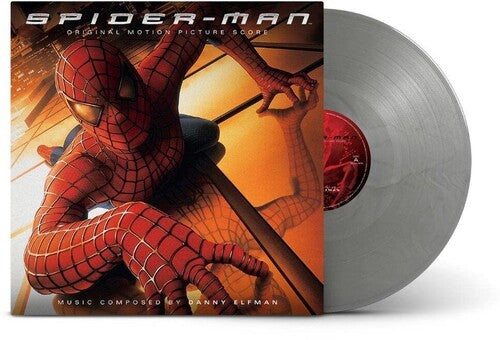 Danny Elfman - Spider-Man (Original Score) LP (Colored Vinyl, Silver, 180 Gram Vinyl, Gatefold Lp Jacket, Poster)