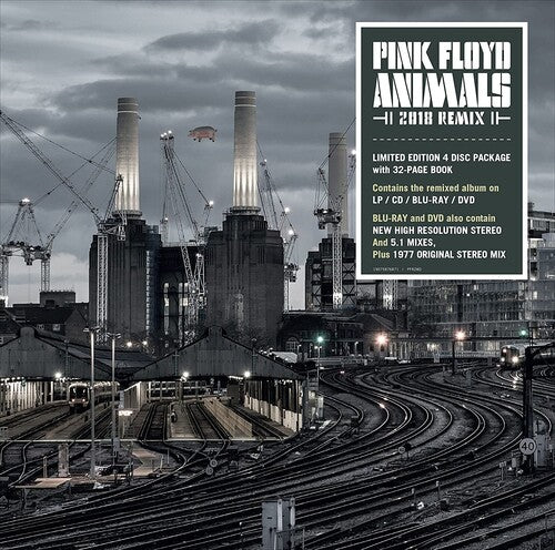Pink Floyd - Animals (2018 Remix) Deluxe Limited LP / CD / BR / DVD (Boxed Set, With Cd, With Blu-Ray, With Dvd, Remixed, 180 Gram Vinyl, Deluxe Edition, Booklet)
