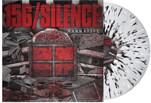 156/Silence - Narrative - Clear with Black & Bone Splatter LP (Colored Vinyl, Clear Vinyl, Black, White)