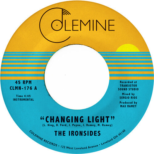 Ironsides - Changing Light b/w Sommer 7" Single (Blue Colored Vinyl)