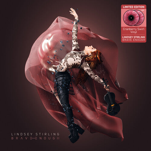 Lindsey Stirling - Brave Enough 2LP (Cranberry Swirl Colored Vinyl)