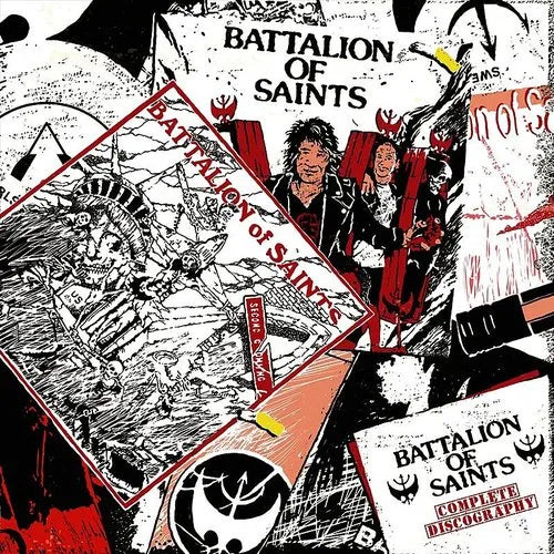 Battalion of Saints - Complete Discography 3LP (Red, White, & Blue Colored Vinyl)