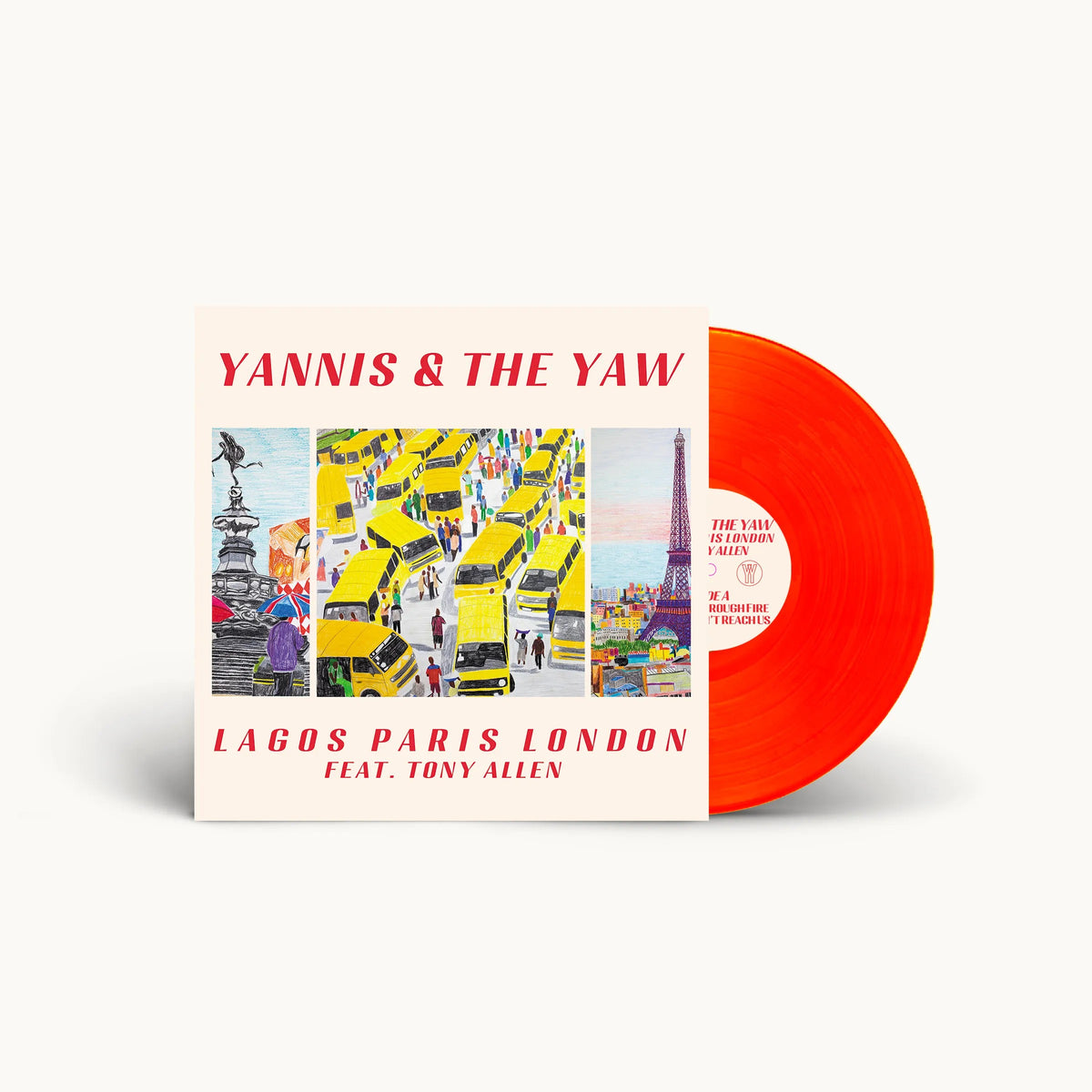Yannis & the Yaw - Lagos Paris London LP (Indie Exclusive Red Vinyl)(Preorder: Ships August 30, 2024)