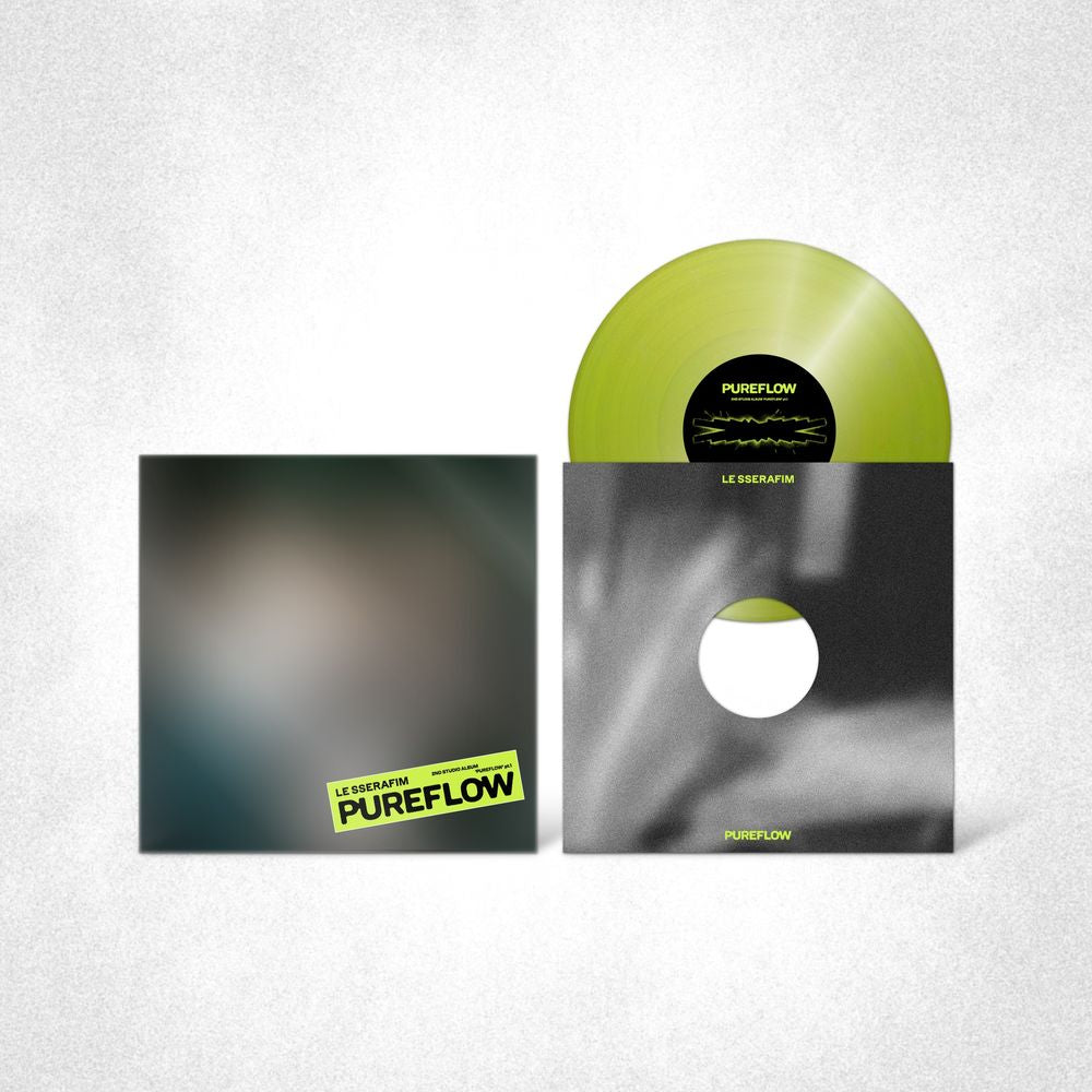 LE SSERAFIM - 2nd Studio Album PUREFLOW pt.1 LP (Electric Yellow Glitt