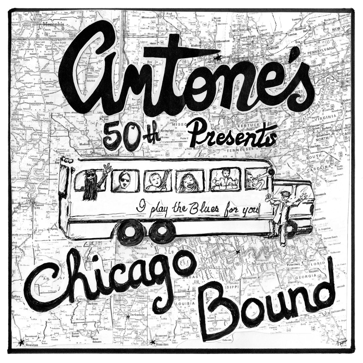 Various Artists - Antone’s 50th Presents Chicago Bound: Honoring Muddy, Cliff & Blue LP