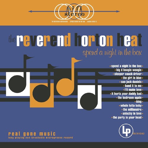 The Reverend Horton Heat - Spend A Night In The Box LP (Gold Vinyl)