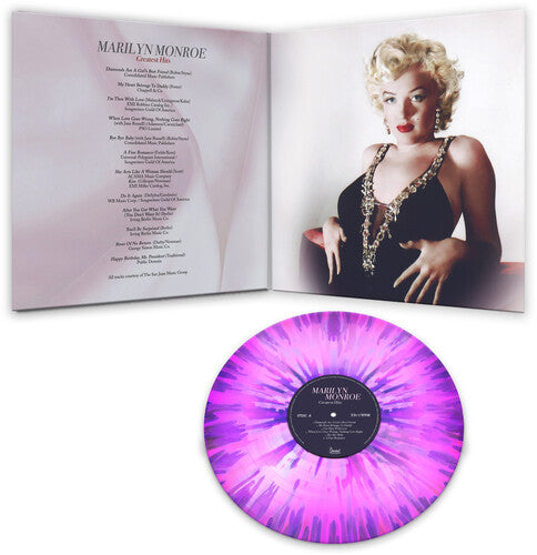 Marilyn Monroe - Greatest Hits - Pink/purple Splatter LP (Colored Vinyl, Splatter, Pink, Purple, Gatefold Lp Jacket)