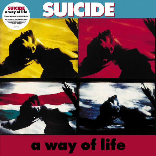 Suicide - A Way Of Life LP (Transparent Blue Colored Vinyl, 35th Anniversary Edition, Bonus Tracks)