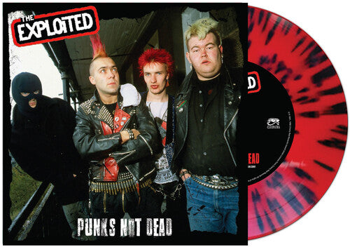 The Exploited - Punk's Not Dead 7" (Red/Black Vinyl)
