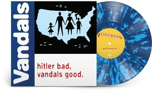 The Vandals - Hitler Bad, Vandals Good. LP (Blue And White Vinyl)