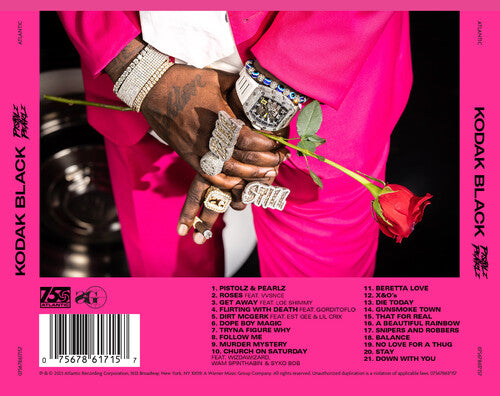 Kodak Black - Pistolz & Pearlz CD (Explicit Lyrics, Manufactured On Demand, Alliance Mod)