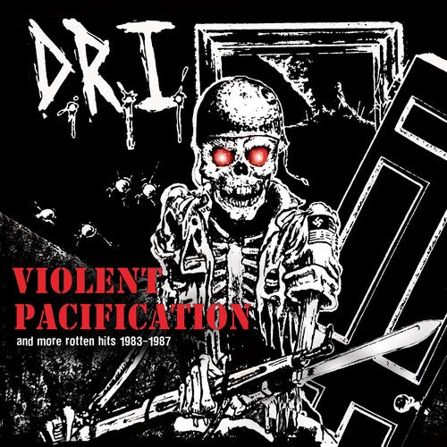 D.R.I. - Violent Pacification & More Rotten Hits 1983-1987 LP (Red Splatter Vinyl)