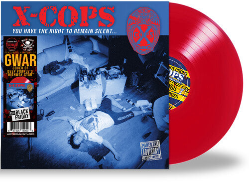 X-Cops - You Have The Right To Remain Silent LP (Parental Advisory Explicit Lyrics, Red, Colored Vinyl, Poster, RSD Exclusive)
