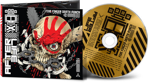 Five Finger Death Punch - AfterLife (Tour Edition) CD (Explicit Lyrics, Gold Disc, Poster)