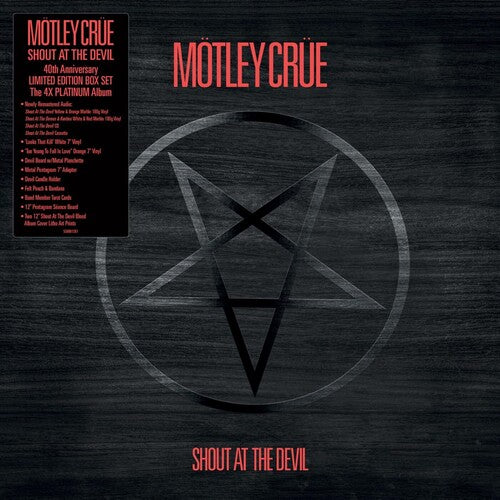 Motley Crue - Shout At The Devil 6LP Box Set (40th Anniversary, Orange/Yellow/Red/White Vinyl)