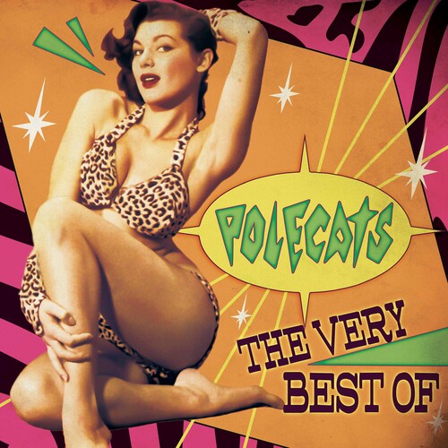 The Polecats - The Very Best Of - PURPLE/ORANGE SPLATTER LP (Colored Vinyl, Splatter, Purple, Orange)