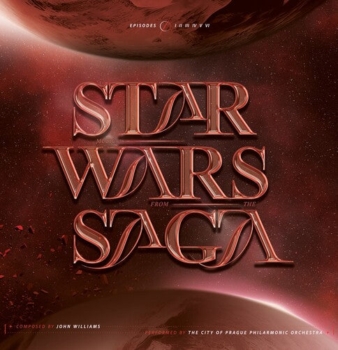 City of Prague Philharmonic Orchestra - Star Wars Saga (Original Soundtrack) 2LP (Red Colored Vinyl)