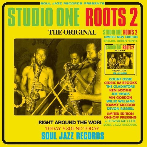 V/A - Soul Jazz Records Presents: Studio One Roots 2 2LP (Clear Green Colored Vinyl)