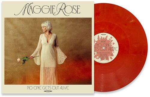 Maggie Rose - No One Gets Out Alive (IEX) Opaque Gold with Red Swirl (Indie Exclusive, Colored Vinyl, Gold, Red)