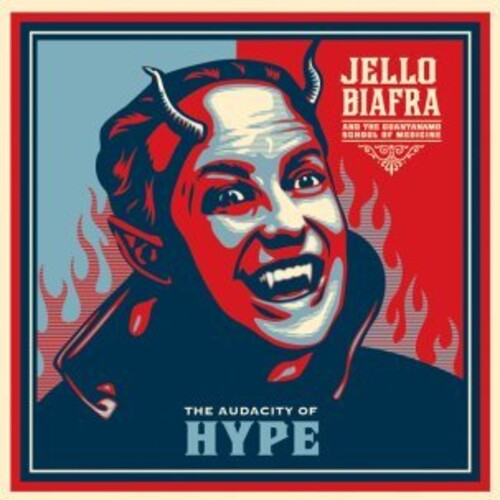 Jello Biafra & the Guantanamo School of Medicine - Audacity Of Hype LP (Colored Vinyl, Blue, Limited Edition)