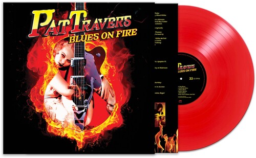 Pat Travers - Blues On Fire - Red LP (Colored Vinyl, Red)
