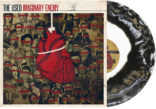 The Used - Imaginary Enemy - Orange Black & White LP (Explicit Lyrics, Colored Vinyl, Orange, Black, White, Reissue)