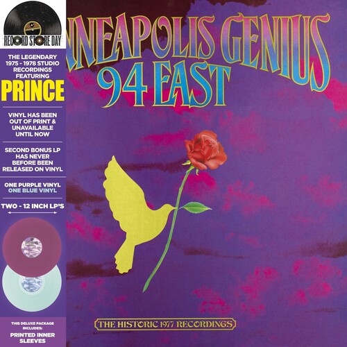 94 East - Minneapolis Genius 2LP (Colored Vinyl, Blue, Purple, Bonus Vinyl, Bonus Tracks, Deluxe Edition, Limited Edition, Reissue, Remastered)